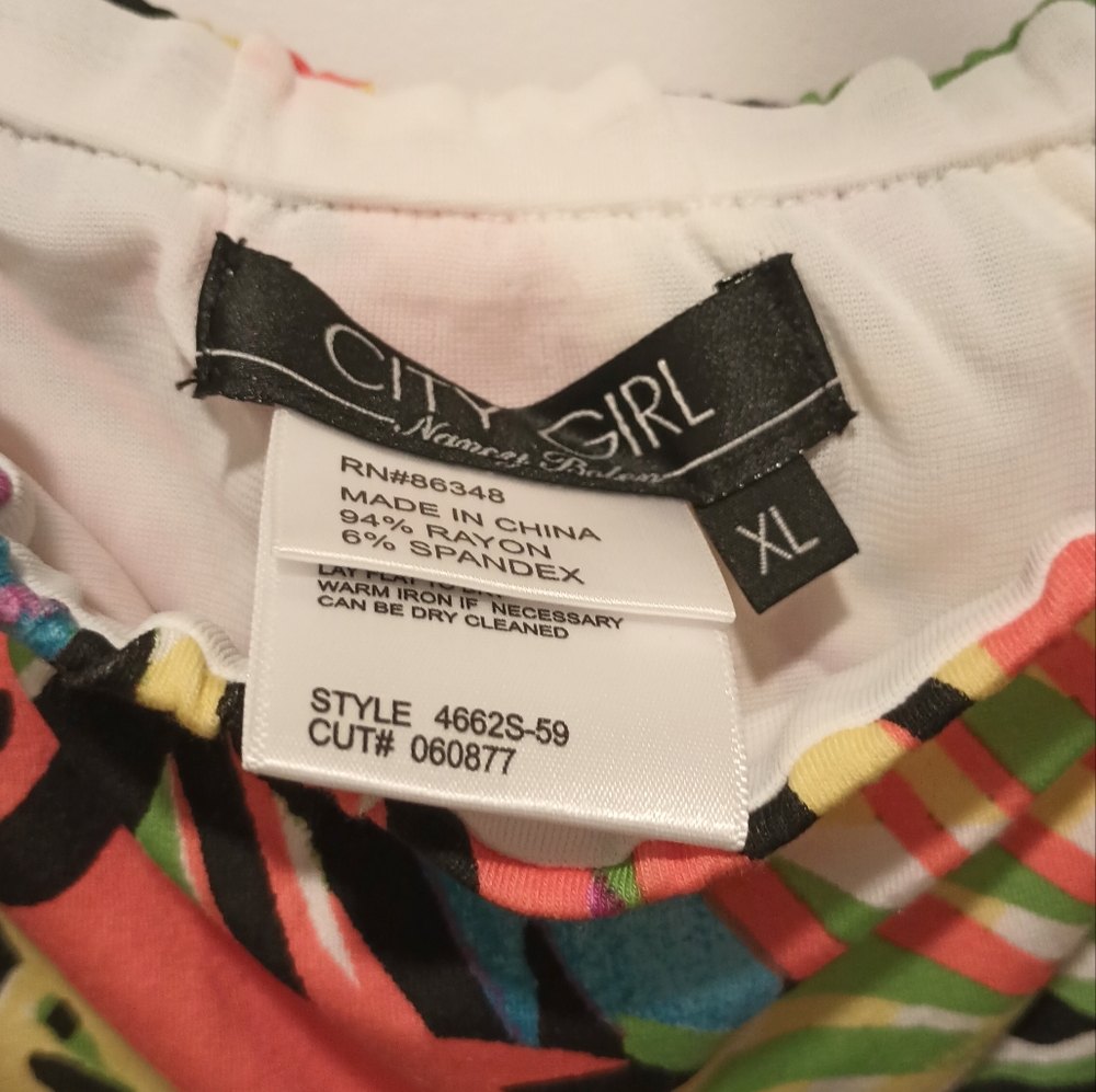 City Chic Vibrant Multicolor Jacket - Picture 6 of 6